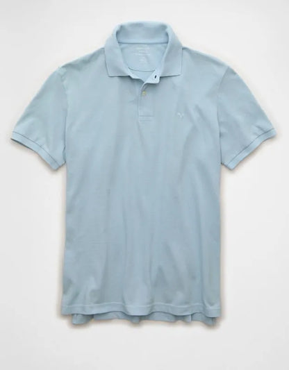 AE Standard Fit Lived-In Pique Polo Shirt