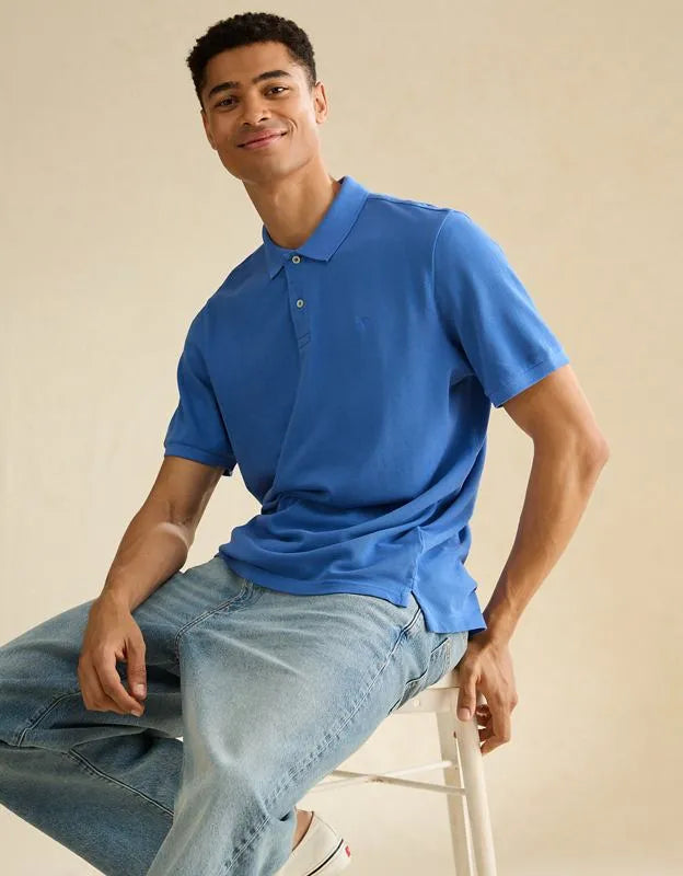 AE Standard Fit Lived-In Pique Polo Shirt
