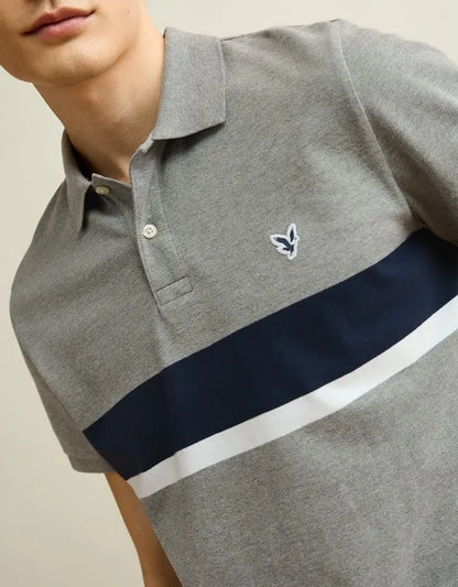 AE Slim Fit Logo Pique Polo Shirt