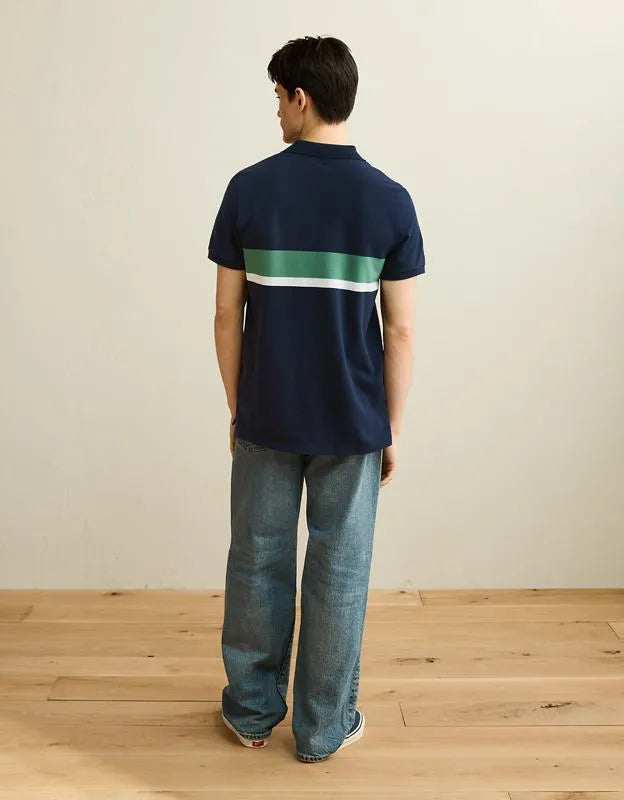 AE Slim Fit Logo Pique Polo Shirt