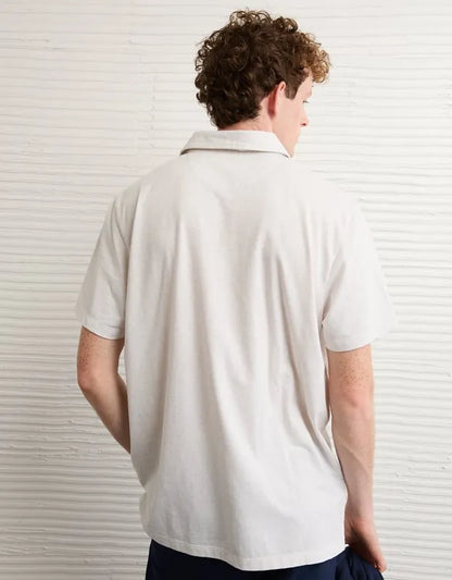 AE 24/7 Standard Fit Club Pique Polo Shirt