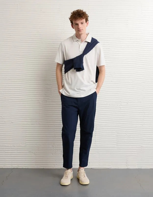 AE 24/7 Standard Fit Club Pique Polo Shirt