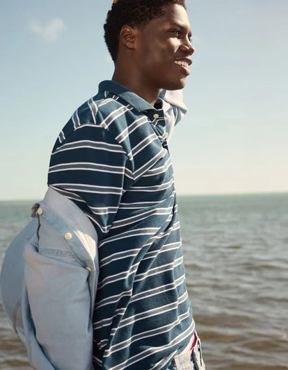 AE Standard Fit Lived-In Pique Polo Shirt