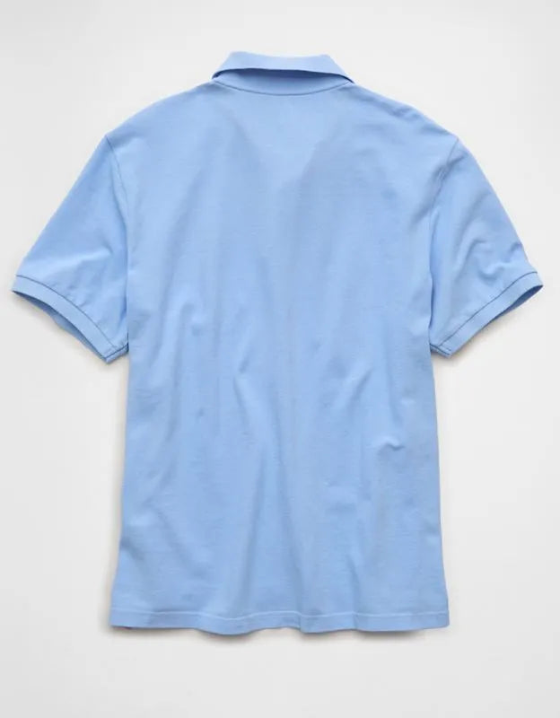 AE Standard Fit Pop Logo Pique Polo Shirt