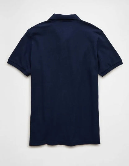 AE Standard Fit Pop Logo Pique Polo Shirt