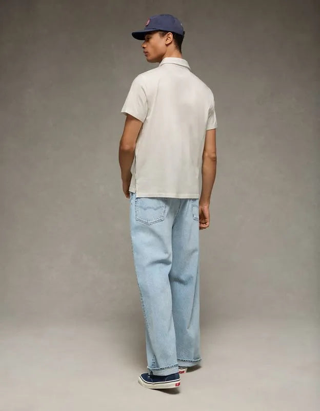 AE Standard Fit Lightweight Polo Shirt