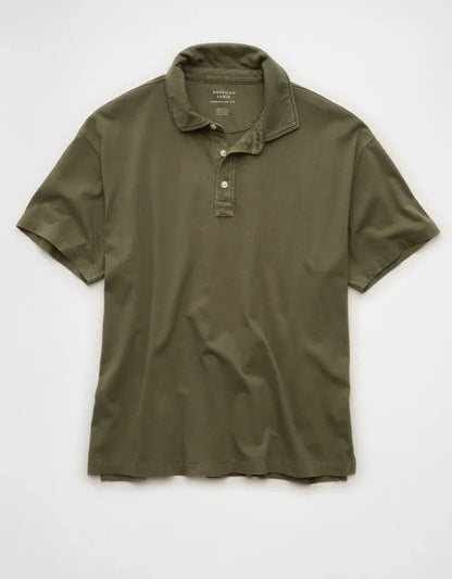 AE Shrunken Lived-In Polo Shirt