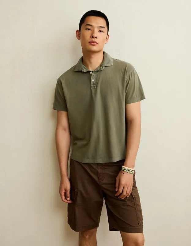 AE Shrunken Lived-In Polo Shirt