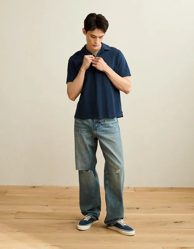 AE Shrunken Lived-In Polo Shirt