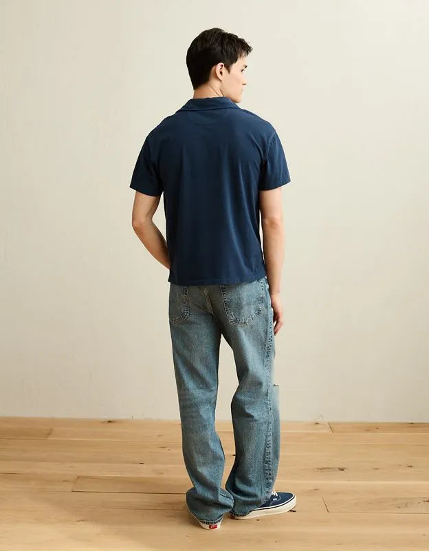 AE Shrunken Lived-In Polo Shirt