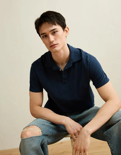 AE Shrunken Lived-In Polo Shirt