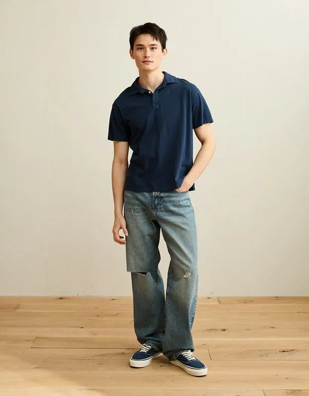 AE Shrunken Lived-In Polo Shirt