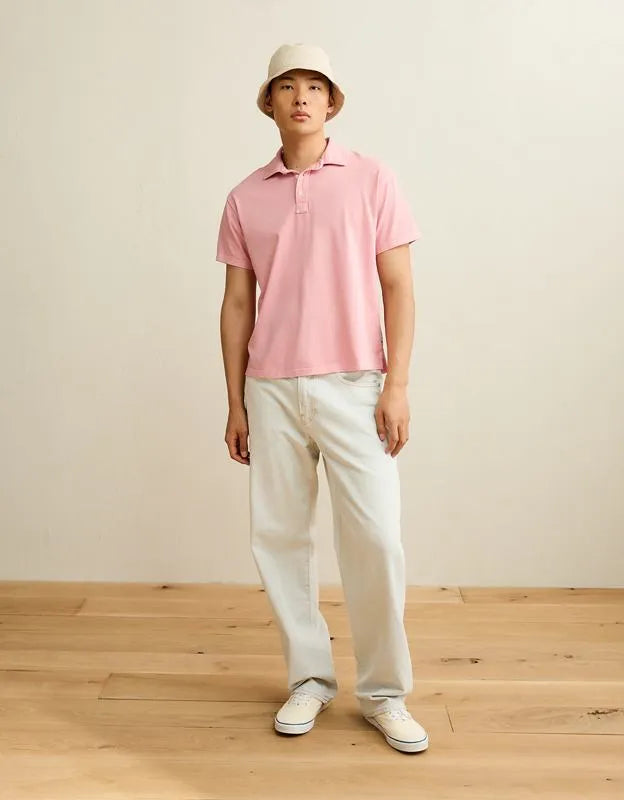 AE Shrunken Lived-In Polo Shirt