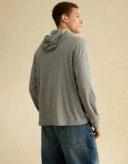 AE Standard Fit Lightweight Logo Graphic Hoodie T-Shirt