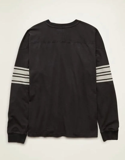 AE Relaxed Fit Long-Sleeve Varsity Graphic T-Shirt