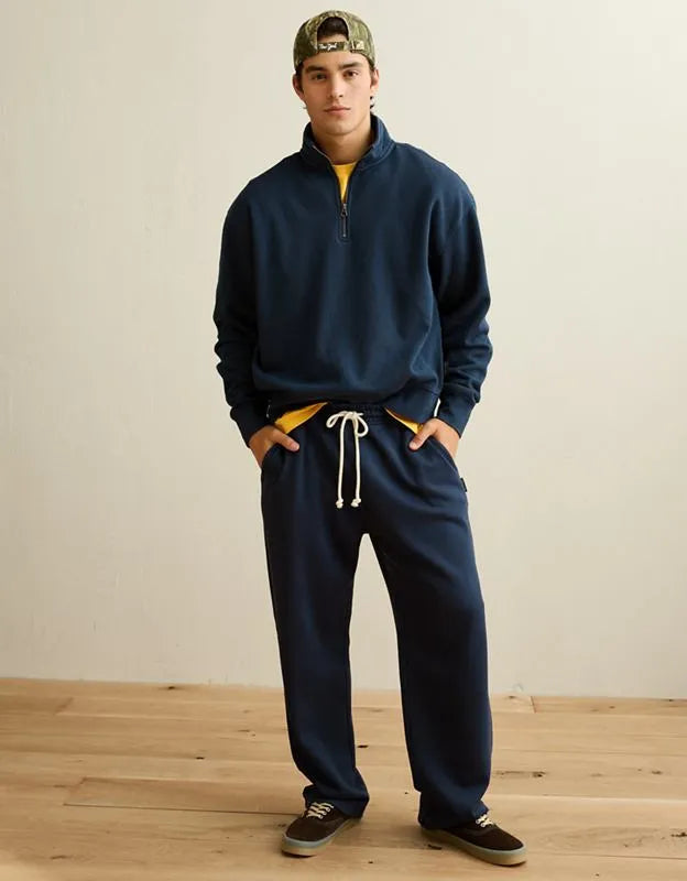 AE Laidback Luxe Quarter-Zip Sweatshirt