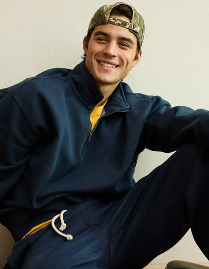 AE Laidback Luxe Quarter-Zip Sweatshirt