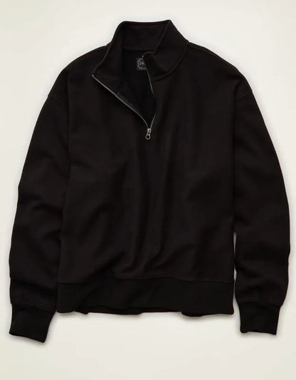 AE Laidback Luxe Quarter-Zip Sweatshirt