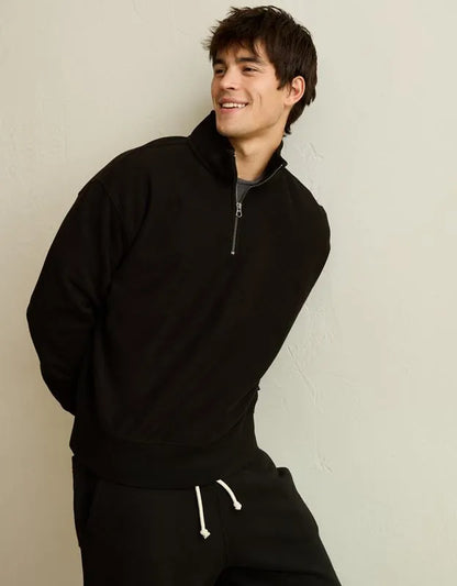 AE Laidback Luxe Quarter-Zip Sweatshirt