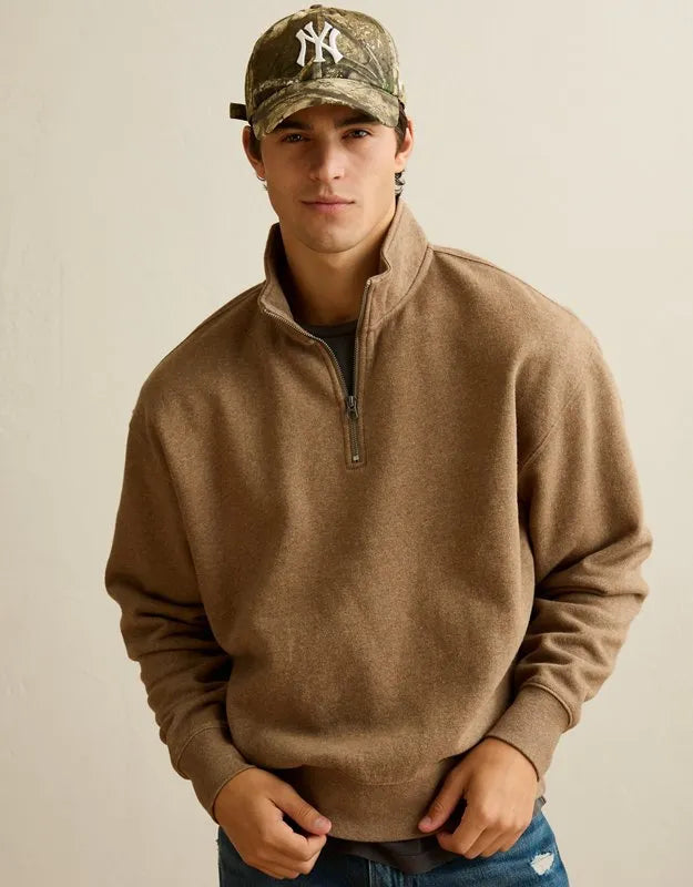 AE Laidback Luxe Quarter-Zip Sweatshirt