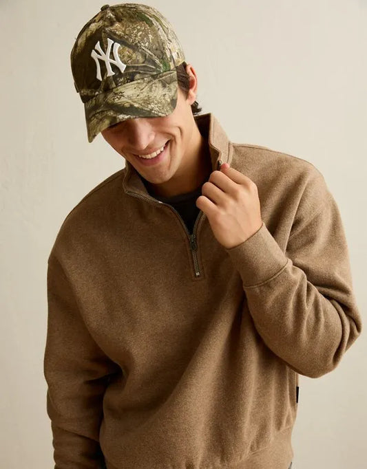 AE Laidback Luxe Quarter-Zip Sweatshirt