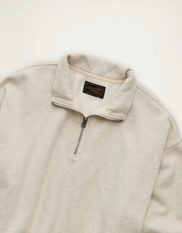 AE Laidback Luxe Quarter-Zip Sweatshirt