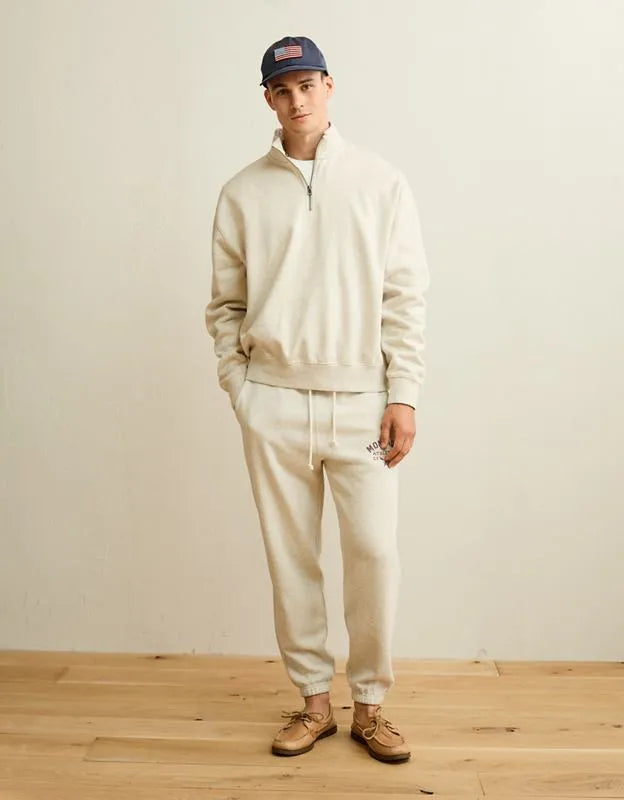AE Laidback Luxe Quarter-Zip Sweatshirt