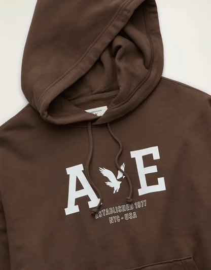 AE Lightweight Logo Fleece Hoodie