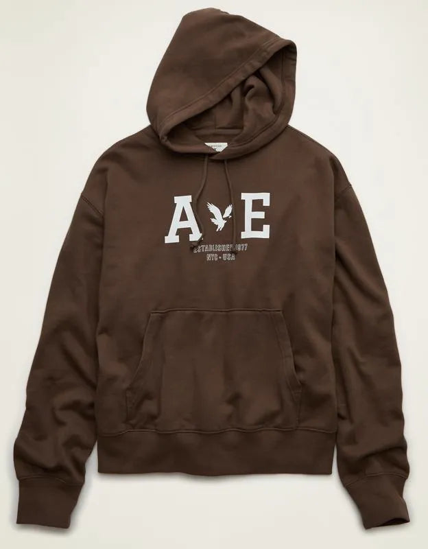 AE Lightweight Logo Fleece Hoodie