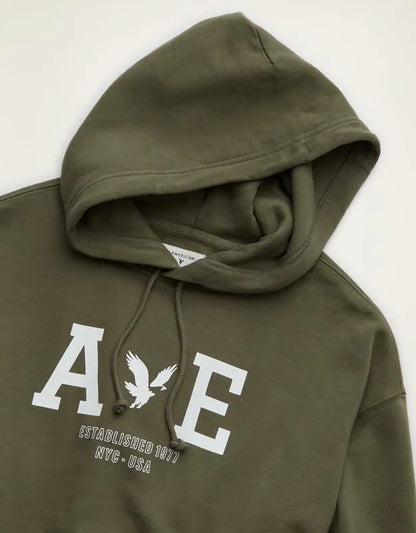AE Lightweight Logo Fleece Hoodie