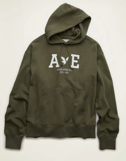 AE Lightweight Logo Fleece Hoodie