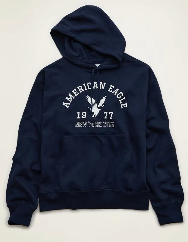 AE Lightweight Logo Fleece Hoodie