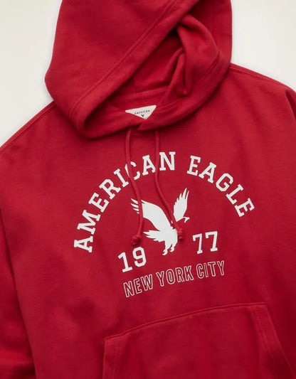 AE Lightweight Logo Fleece Hoodie