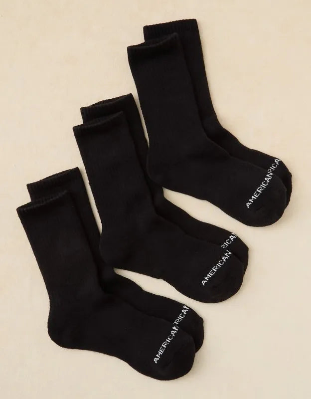 AE Crew Socks 3-Pack