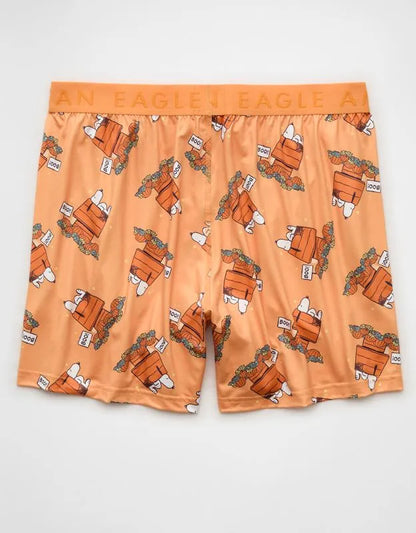 AEO Men's Halloween Snoopy Ultra Soft Pocket Boxer Short