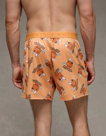 AEO Men's Halloween Snoopy Ultra Soft Pocket Boxer Short
