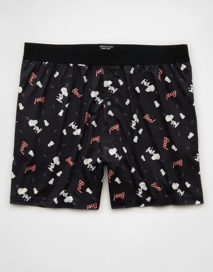 AEO Men's Halloween Snoopy Ultra Soft Pocket Boxer Short
