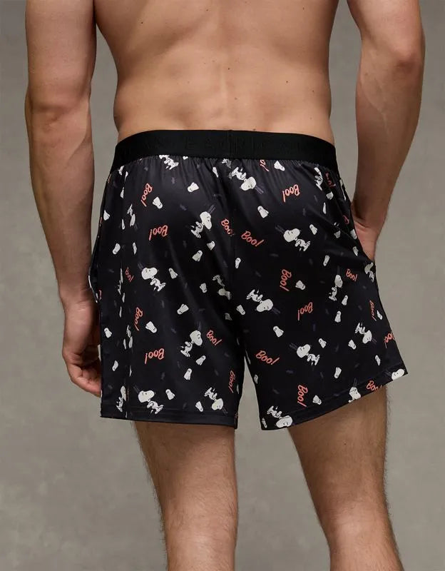 AEO Men's Halloween Snoopy Ultra Soft Pocket Boxer Short