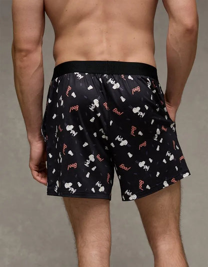 AEO Men's Halloween Snoopy Ultra Soft Pocket Boxer Short