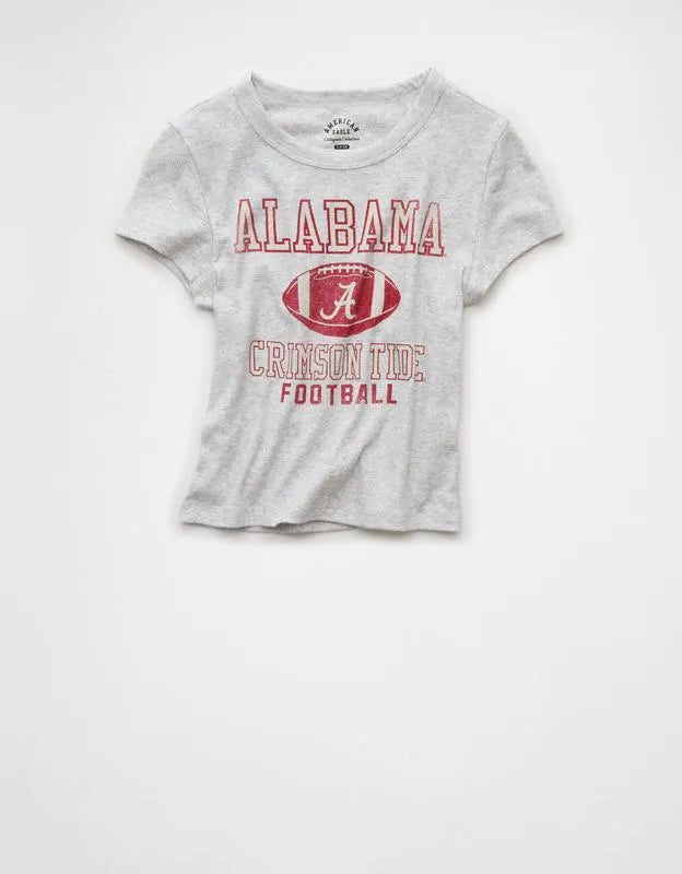 AE Alabama Crimson Tide Graphic Cropped Baby Tee