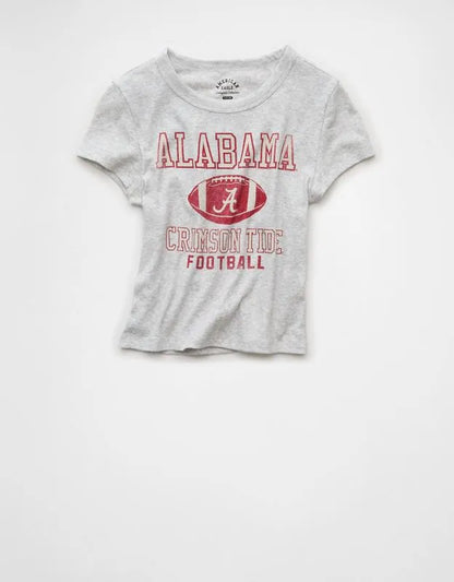 AE Alabama Crimson Tide Graphic Cropped Baby Tee