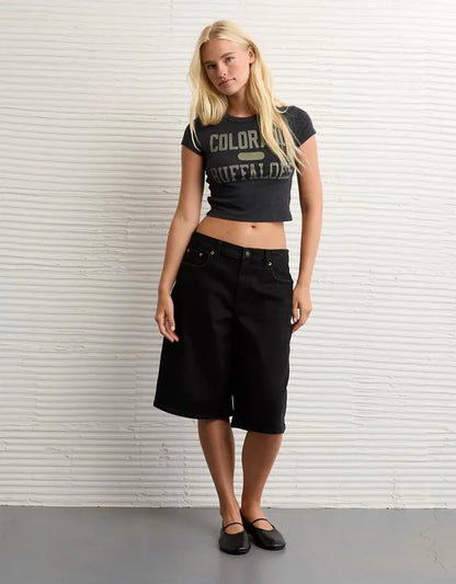 AE Colorado Buffaloes Graphic Cropped Baby Tee