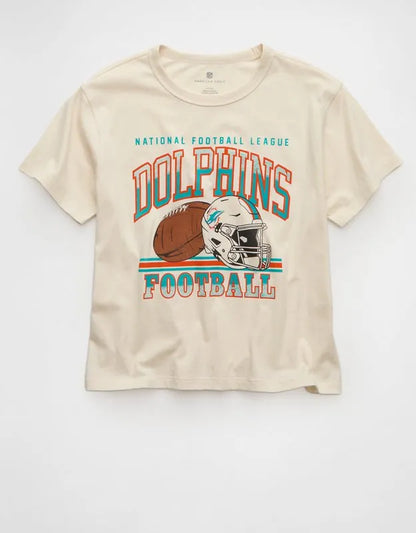 NFL Ex-Boyfriend Miami Dolphins Graphic T-Shirt