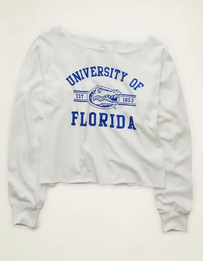 AE Florida Gators Off-the-Shoulder Graphic T-Shirt