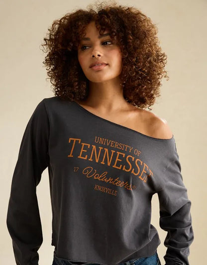 AE Tennessee Volunteers Off-the-Shoulder Graphic T-Shirt