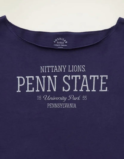 AE Penn State Off-the-Shoulder Graphic T-Shirt