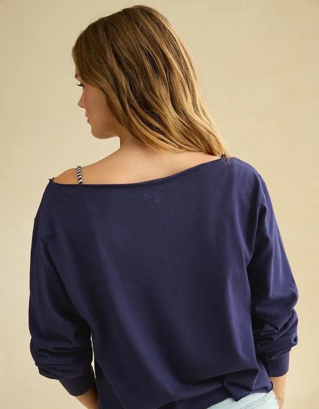 AE Penn State Off-the-Shoulder Graphic T-Shirt