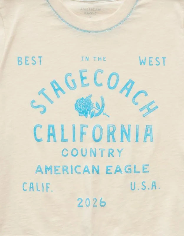 AE x Stagecoach Graphic Shrunken T-Shirt