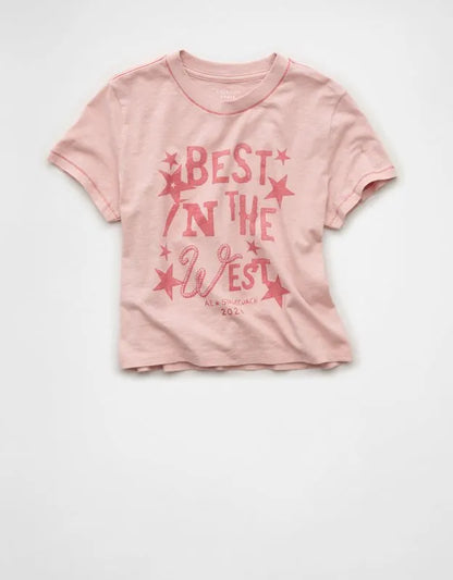 AE x Stagecoach Graphic Shrunken T-Shirt