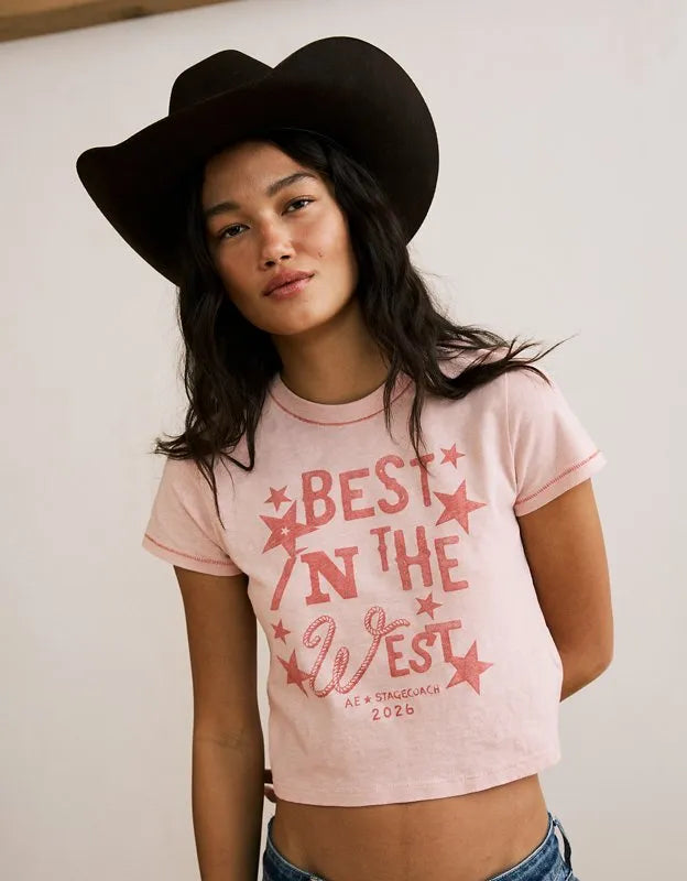 AE x Stagecoach Graphic Shrunken T-Shirt